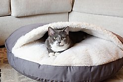 Snoozer Pet Products Round Cozy Cave Dog Bed, Heather Gray, Large slide 1 of 5
