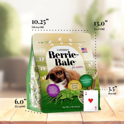 Show full view: Lafeber Mint Berrie-Bale Rabbit Food, 1.25-lb bag slide 6 of 10