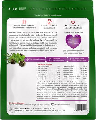 Show full view: Lafeber Mint Berrie-Bale Rabbit Food, 1.25-lb bag slide 2 of 10