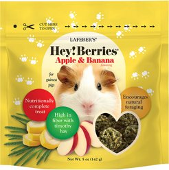 Lafeber Hey!Berries Apple & Banana Guinea Pig Treats, 5-oz bag