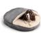Show in main carousel: Snoozer Pet Products Round Cozy Cave Dog Bed, Heather Gray, X-Large slide 3 of 5
