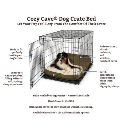 Show full view: Snoozer Pet Products Forgiveness Cozy Cave Covered Dog & Cat Bed, Sapphire, X-Large slide 5 of 6