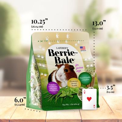 Show full view: Lafeber Mint Berrie-Bale Guinea Pig Food, 1.25-lb bag slide 6 of 10