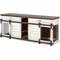 Show in main carousel: PXZEE Wooden 84-in Furniture Style Dog Crate, White slide 1 of 9