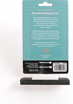 Show full view: Precious Tails Dematting Undercoat Rake Dog & Cat Deshedding Tool, Gray White slide 6 of 10