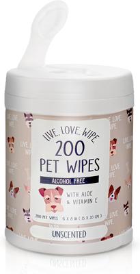 Show full view: Precious Tails Live. Love. Wash. Dog Grooming Wipes, Unscented, 200 count slide 2 of 6