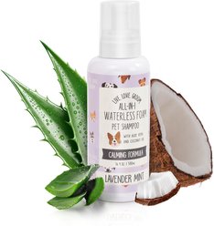Precious Tails Live. Love. Groom. All-In-1 Waterless Foam Dog & Cat Dry Shampoo, Lavender Mint Scented, 500-mL bottle
