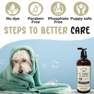Show full view: Precious Tails Live. Love. Wash. 2-in-1 Dog & Cat Shampoo & Conditioner, Unscented, 1000-mL bottle slide 7 of 7