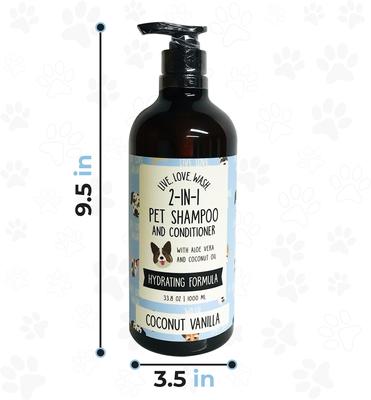 Show full view: Precious Tails Live. Love. Wash. 2-in-1 Dog & Cat Shampoo & Conditioner, Coconut Vanilla Scented, 1000-mL bottle slide 4 of 6