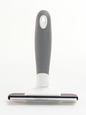 Show full view: Precious Tails Dematting Undercoat Rake Dog & Cat Deshedding Tool, Gray White slide 2 of 10