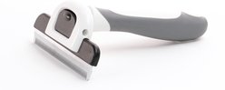 Precious Tails Dematting Undercoat Rake Dog & Cat Deshedding Tool, Gray White