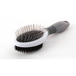 Precious Tails Double Sided Soft Bristles Dog & Cat Slicker Brush