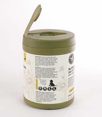 Show full view: Precious Tails Botanical Blend Dog Grooming Wipes, Chamomile Aloe Scented, 200 count slide 2 of 3
