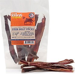 Riley's Steer 4 to 6-in Bully Sticks Dog Chews, 10 count