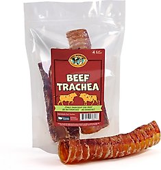 Pack Approved 5 to 6-in Beef Trachea Roll Dog Chews, 4 count