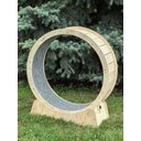 One for Pets Real Oak Treadmill Cat Exercise Wheel Toy, Brown, Small