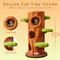 Show in main carousel: KZLAA Elizha 49-in Solid Wood Modern Cat Tree & Condo, Green slide 2 of 6