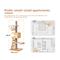 Show in main carousel: KZLAA 62-in Solid Wood Cat Tree with Toys, Sandal Wood slide 6 of 8