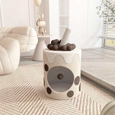 Show full view: Happy & Polly Boba Tea Cup Orthopedic Removable Cushion Cat Bed slide 10 of 12