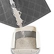 Show in main carousel: Niubya Premium Cat Litter Mat, Dark Grey, 35 x 23-in slide 3 of 9