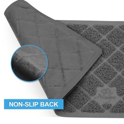 Show full view: Niubya Premium Cat Litter Mat, Dark Grey, 23 x 14-in slide 5 of 9