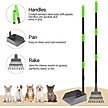Show in main carousel: Niubya Dog Stainless Steel Rake Pooper Scooper Set, Black & Green slide 2 of 9
