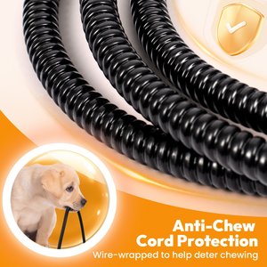 Niubya Dog & Cat Heating Pad with Removable Cover, Lake Blue, Large