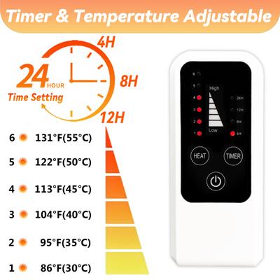 Show full view: Heeyoo Dog & Cat Heating Pad with Removable Cover, Grey, Small slide 3 of 11