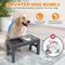 Show in main carousel: Heeyoo Elevated Dog Bowl Set, 2 bowls, 5-cup, Grey slide 4 of 8
