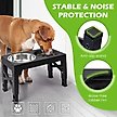 Show in main carousel: Heeyoo Elevated Dog Bowl Set, 3 bowls, 5-cup, Black slide 6 of 9