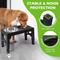 Show in main carousel: Heeyoo Elevated Dog Bowl Set, 3 bowls, 5-cup, Black slide 6 of 9
