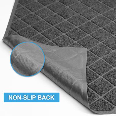 Show full view: Niubya Premium Cat Litter Mat, Dark Grey, 35 x 23-in slide 6 of 10
