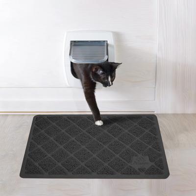 Show full view: Niubya Premium Cat Litter Mat, Black, 23 x 14-in slide 9 of 10