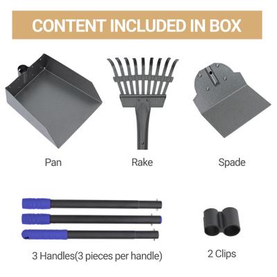 Show full view: Heeyoo Stainless Steel Spade Poop Scooper Set, Blue slide 7 of 7