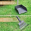 Show in main carousel: Niubya Dog Stainless Steel Rake Pooper Scooper Set, Black & Green slide 5 of 9