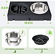 Show in main carousel: Heeyoo Elevated Dog Bowl Set, 3 bowls, 5-cup, Black slide 5 of 9