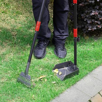 Show full view: Niubya Dog Stainless Steel Rake Pooper Scooper Set, Black & Red slide 8 of 11