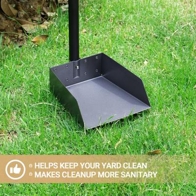 Show full view: Niubya Dog Stainless Steel Rake Pooper Scooper Set, Black & Red slide 7 of 11