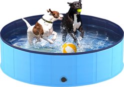 Niubya Collapsible Dog Swimming Pool, Blue, 2X-L slide 1 of 7