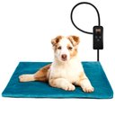 Niubya Dog & Cat Heating Pad with Removable Cover, Lake Blue, X-Small