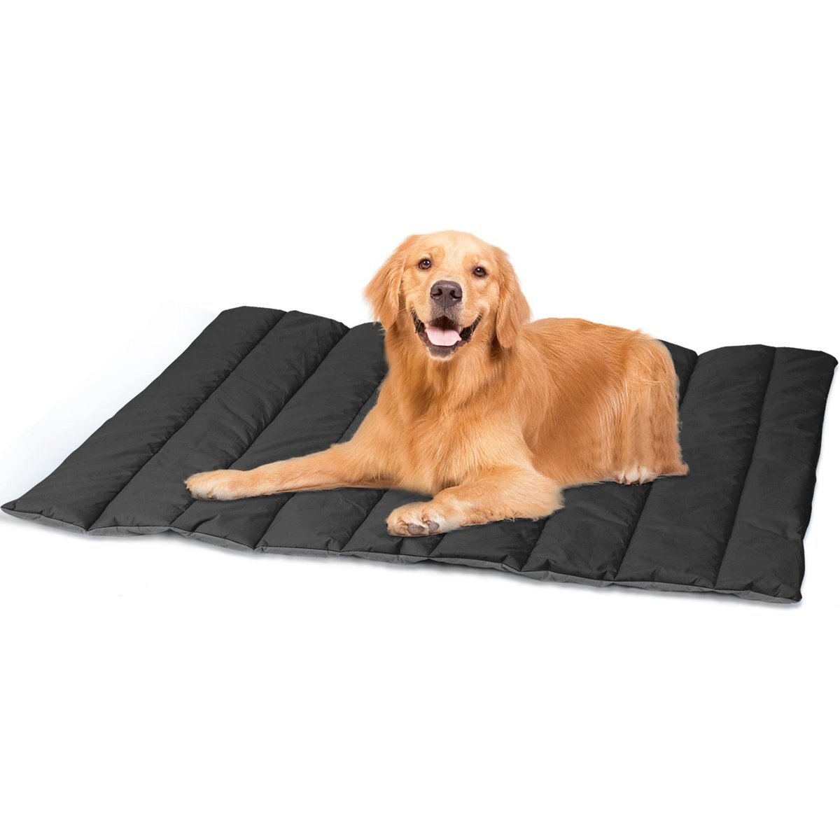 Heeyoo Outdoor Foldable Dog Bed, Black, Medium