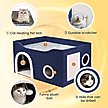 Show in main carousel: Heeyoo Indoor Heated Cat House, Dark Blue slide 3 of 9