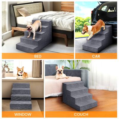 Show full view: Heeyoo Dog Stairs, Grey, 4 steps slide 9 of 9