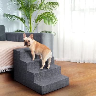 Show full view: Heeyoo Dog Stairs, Grey, 4 steps slide 7 of 9