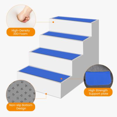 Show full view: Heeyoo Dog Stairs, Grey, 4 steps slide 6 of 9