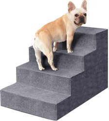 Heeyoo Dog Stairs, Grey, 4 steps