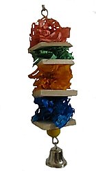 Mighty Bird Toys Crunchie Bird Toy, Color Varies, Small/Medium