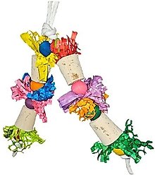 Mighty Bird Toys Cork Petals Bird Toy, Color Varies, Medium