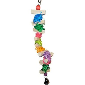 Mighty Bird Toys Balsa Twist Bird Toy, Color Varies, Small