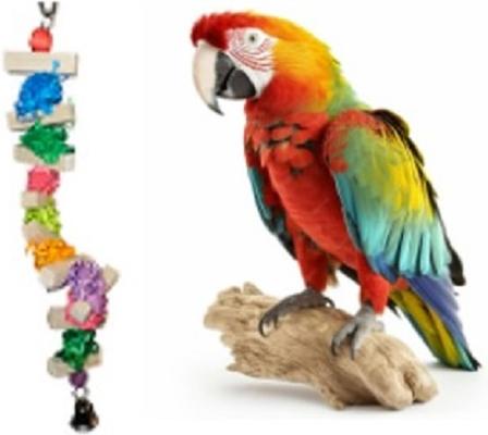 Show full view: Mighty Bird Toys Balsa Twist Bird Toy, Color Varies, Small slide 2 of 2
